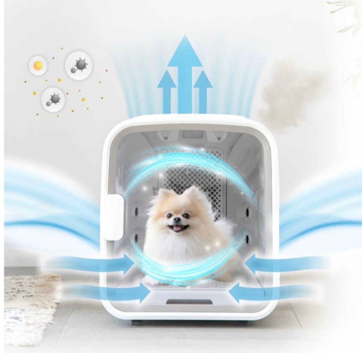 超美品 nelloペットドライルーム PD-B10-M ミント 人気色 densidonya_4571595590031