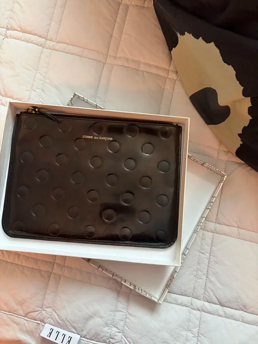 コム デ ギャルソン comme des garcons ポルカドット クラッチバッグ