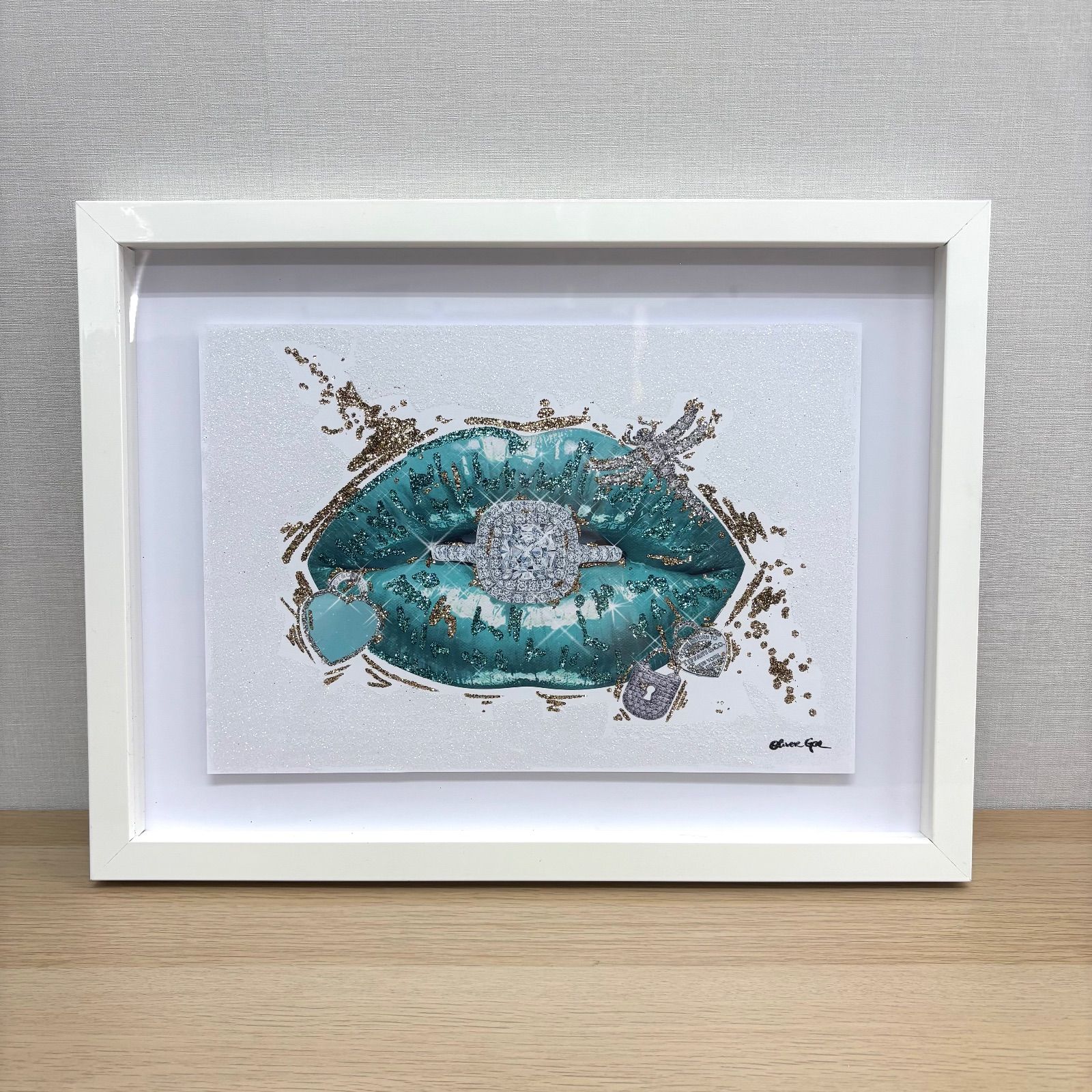 オリバーガル Aqua Mar Lips Oliver Gal ティファニー Tiffany Co スワロフスキー Swarovski インテリア