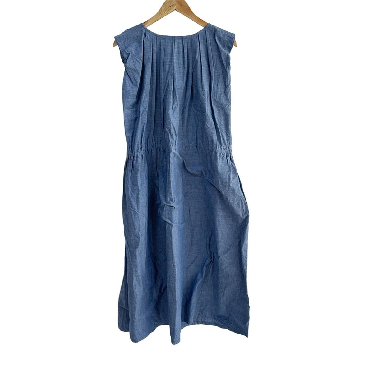 mizuiro ind ミズイロインド ワンピース レディース - ライトブルー ノースリーブ マキシ丈