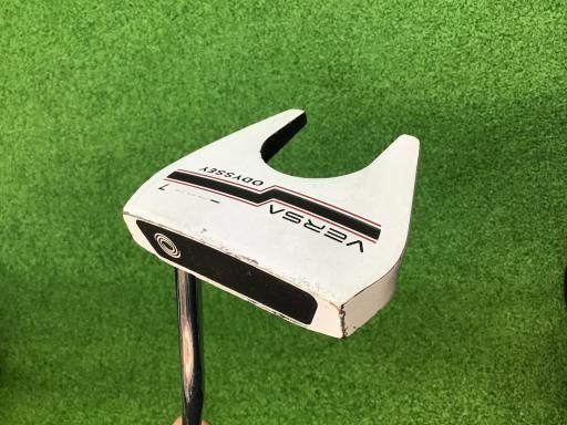 オデッセイ VERSA 7 ホワイト ホリゾンタル 32インチ レディース パター PT スチール フレックスその他 レディース 女性用 右利き 右用 Cランク ゴルフクラブ