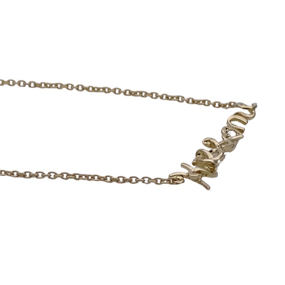 スタージュエリー STAR JEWELRY ネックレス レディース ブランド K 18 YG 1 Pダイヤモンド D 0.01 Kiss ｍe イエローゴールド ジュエリー 磨き済み