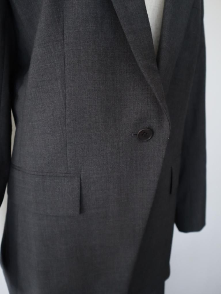 theory セオリー TRACEABLE WOOL ETIENNETTE B スーツ セットアップ LLサイズ 6 グレー 製 み 6459445