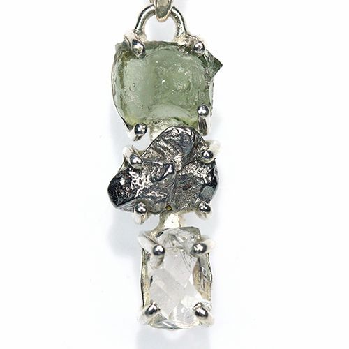 〔J367-8〕天然モルダバイト 鉄隕石