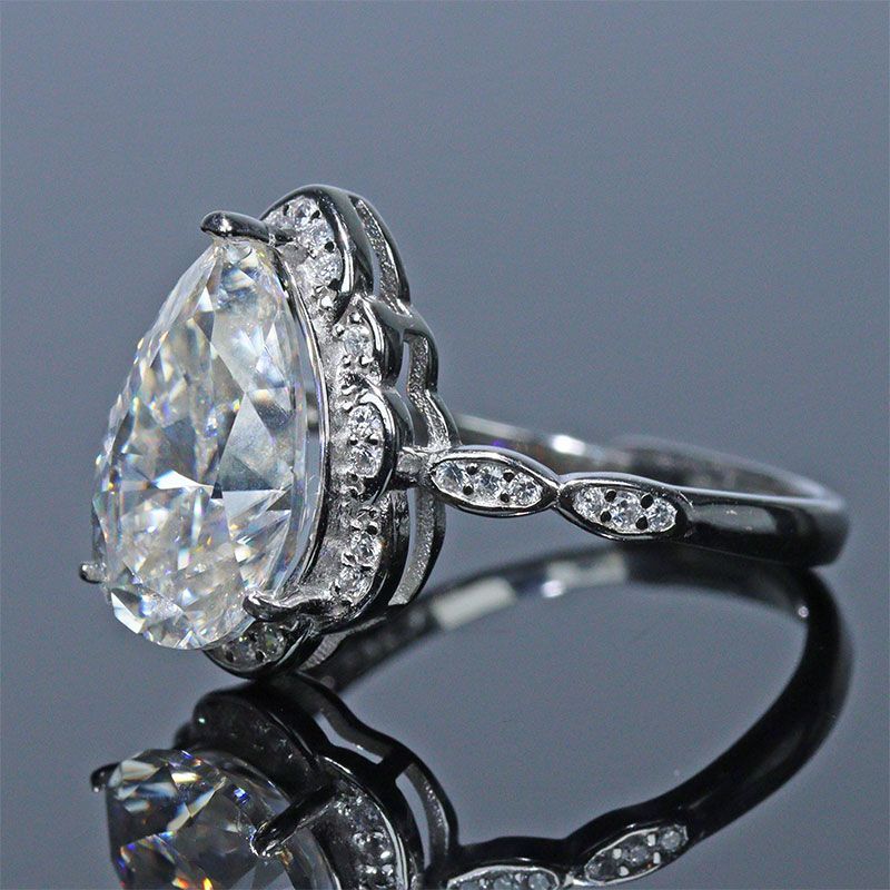〔R 468〕5 ct モアサナイト sv 925 リング フリーサイズ 指輪 moissanite