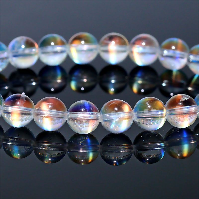 K2033-3〕トップグレード 約7mm マダガスカル産 レインボームーン