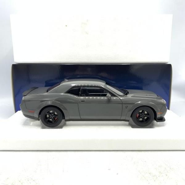 AUTOart 1 18 ダッジ チャレンジャー SRT デーモン グレー 69