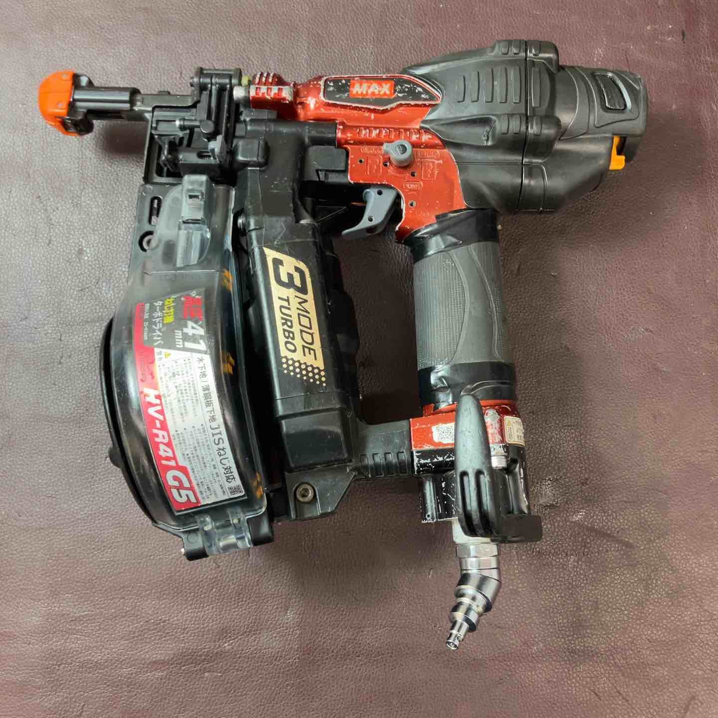 品 マックス MAX 41mm 高圧エアネジ打ち機 HV-R41G5-R 東大和店