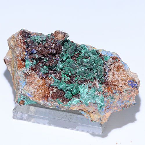 D363-45〕マラカイト(孔雀石) モロッコ産 Malachite 1個 鉱物原石