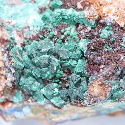 D363-45〕マラカイト(孔雀石) モロッコ産 Malachite 1個 鉱物原石