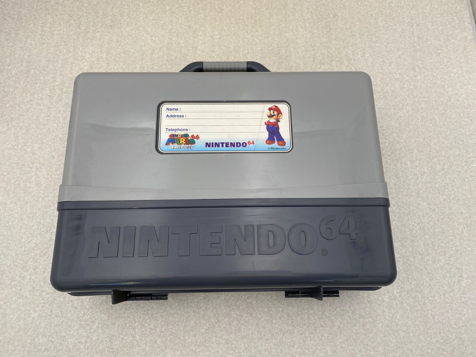 ニンテンドー64 本体 動作品 コントローラー２点 ケース付き