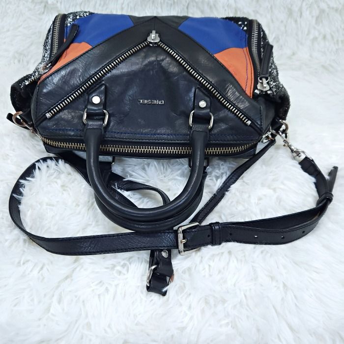 ディーゼル DIESEL LE-ZIPPER ダメージ加工 2way クロスボディ