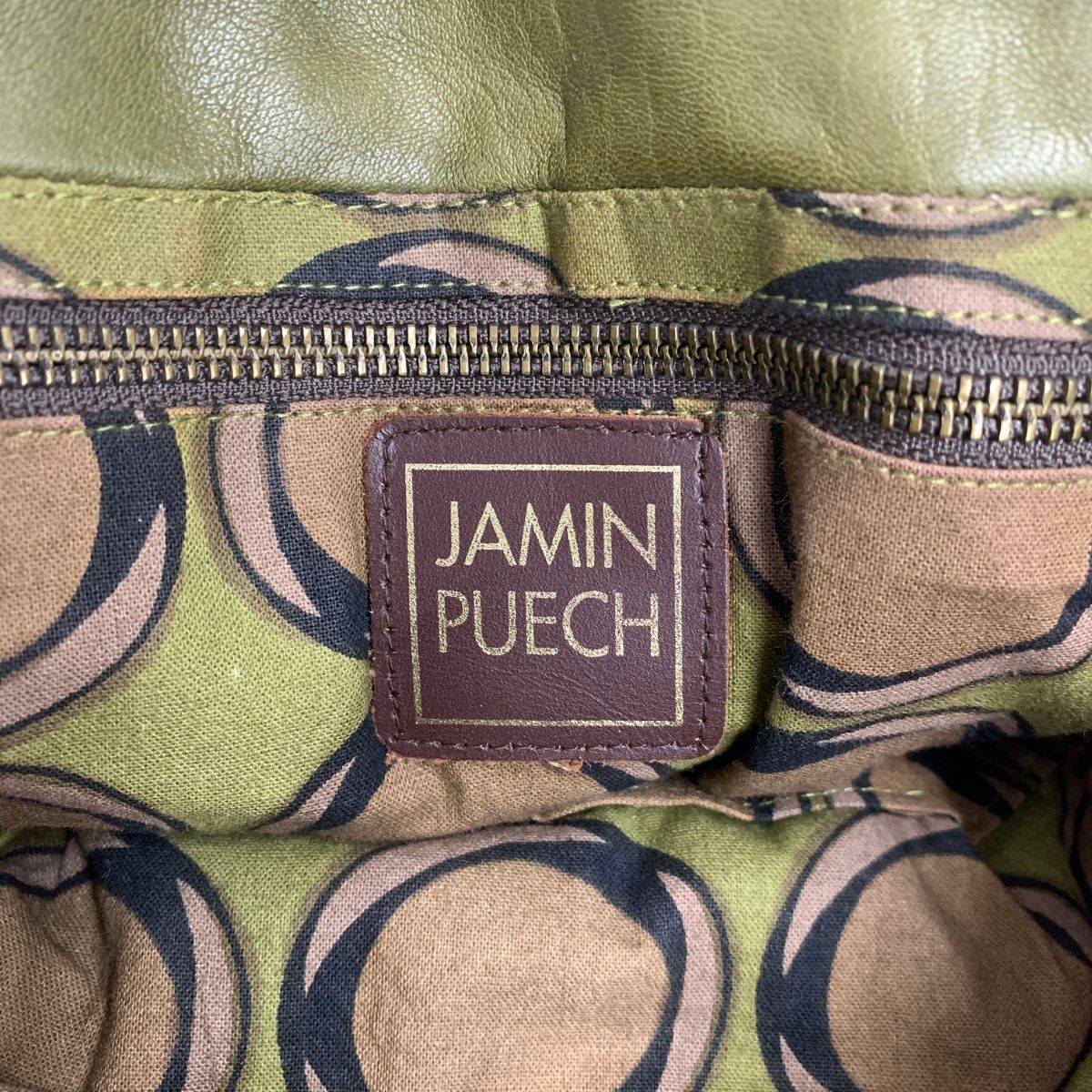 JAMINPUECH ジャマンピュエッシュ トートバッグ スパンコール レザー