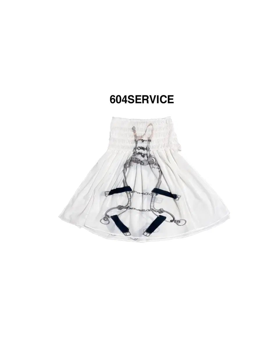 604Service Smoked Side Slit スカート