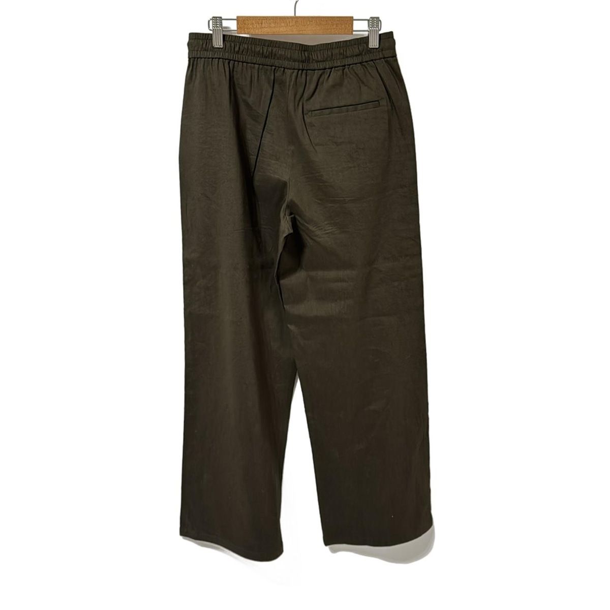 theory luxe セオリーリュクス パンツ サイズ40 M レディース - カーキ フルレングス ウエストゴム