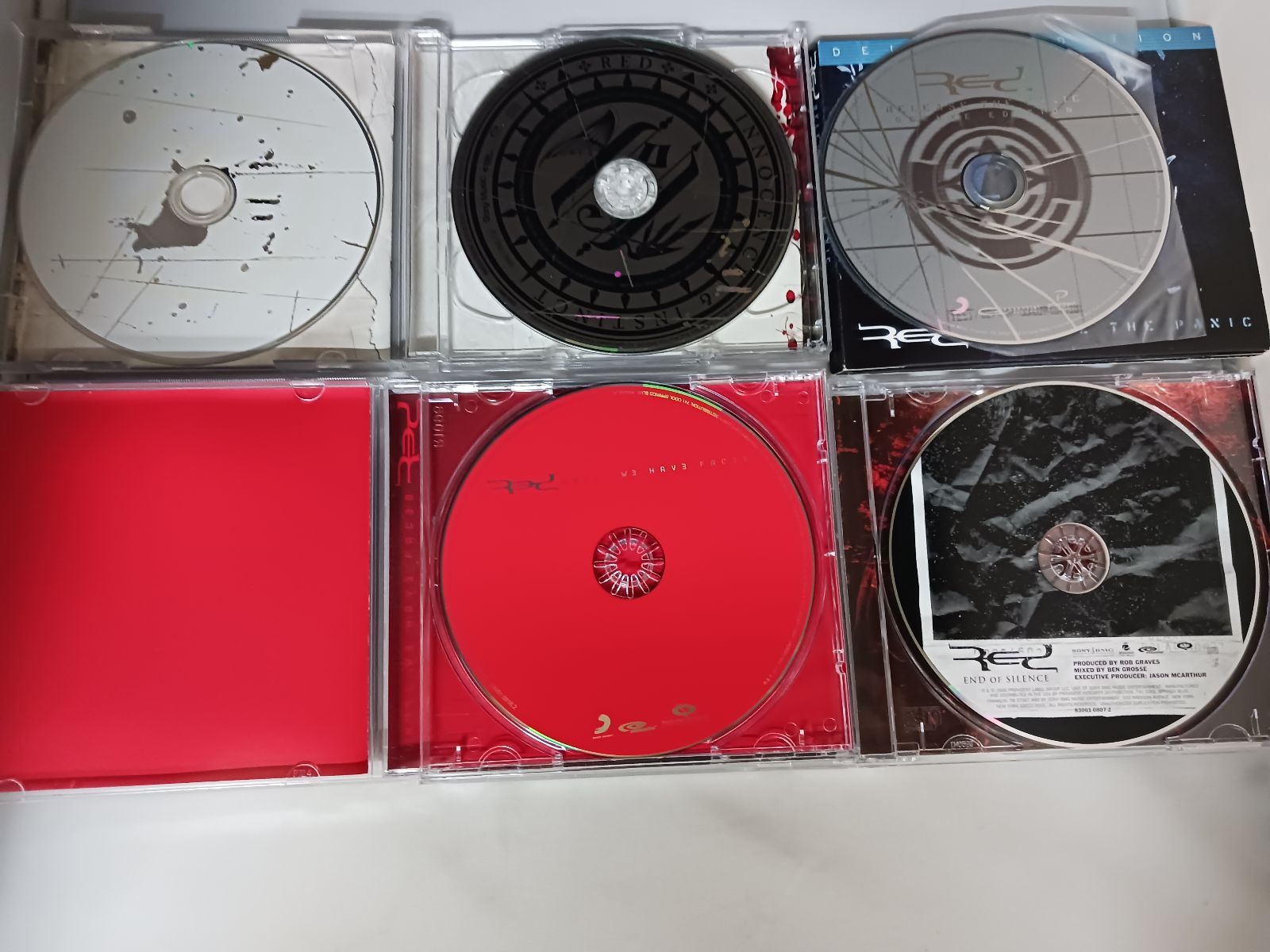 CD RED Until We Have Faces / END OF SILENCE / Release the Panic