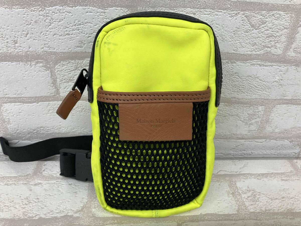 Maison Margiela S55WB0013 メゾンマルジェラ スモール ベルトバッグ イエロー メンズ レディース インポート
