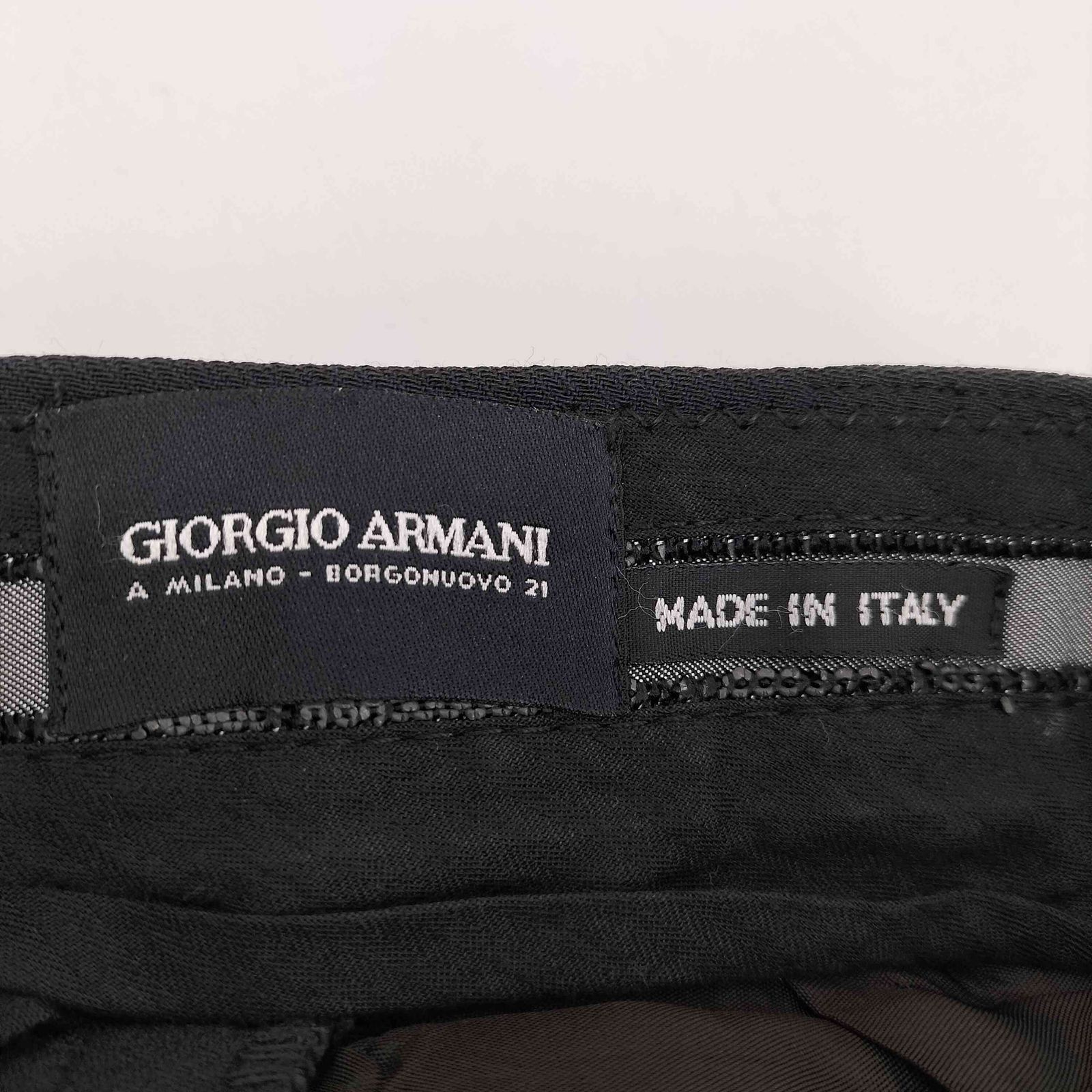 ジョルジオアルマーニ Giorgio Armani 90S イタリア製 黒タグ ウール