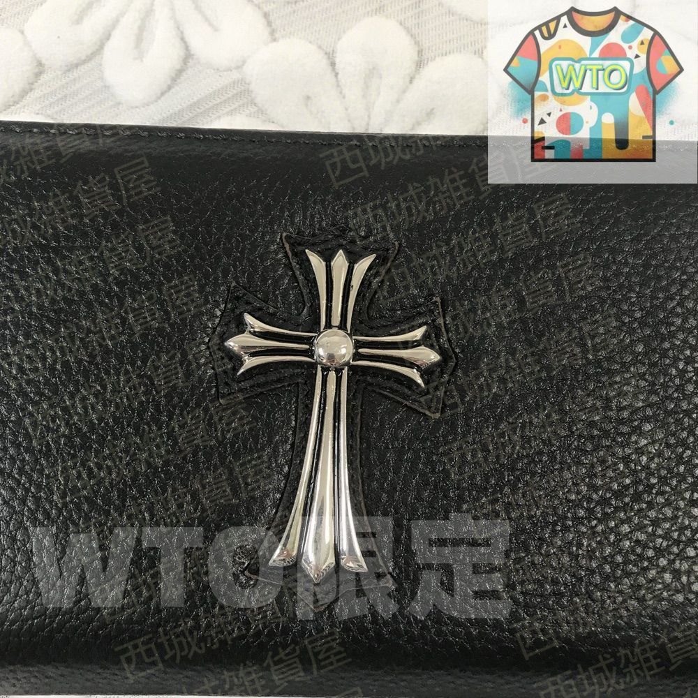 CHROME HEARTS クロムハーツ セメタリー 長財布 ラウンドジップ f6e7af19e343c5b8f9ef779844477e
