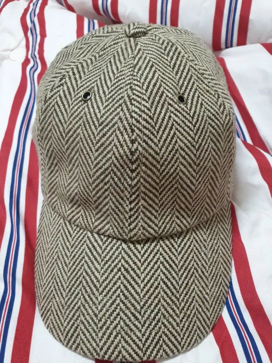 POLO RALPH LAUREN ヘリンボーンツイードボールキャップ
