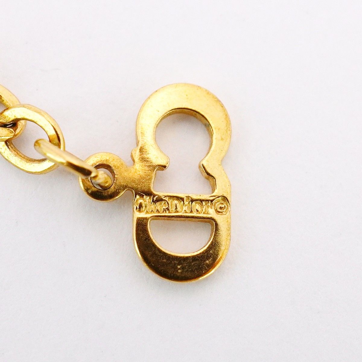 ☆SALE【5jmb0652】クリスチャンディオール ネックレス CDロゴ  