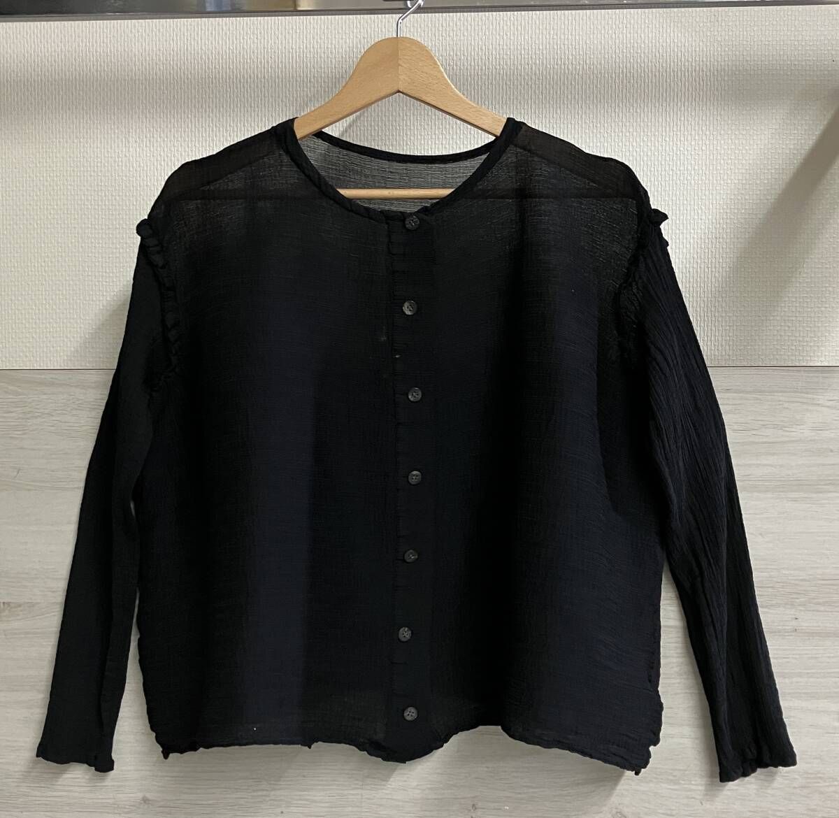 me ISSEY MIYAKE ラウンドネックカーディガン 長袖カーディガン アンサンブル サイズF