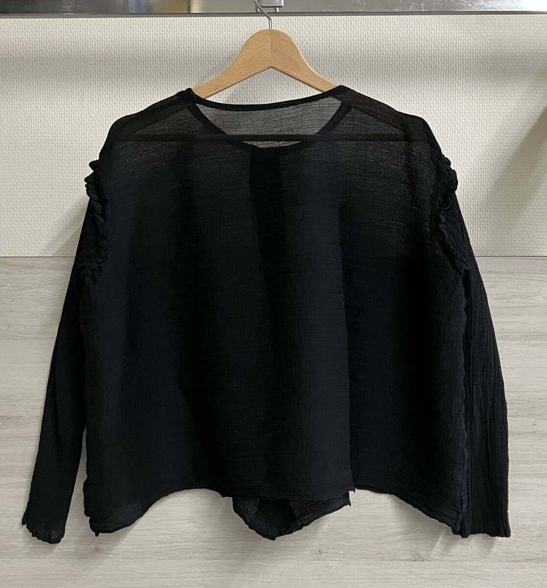 me ISSEY MIYAKE ラウンドネックカーディガン 長袖カーディガン アンサンブル サイズF