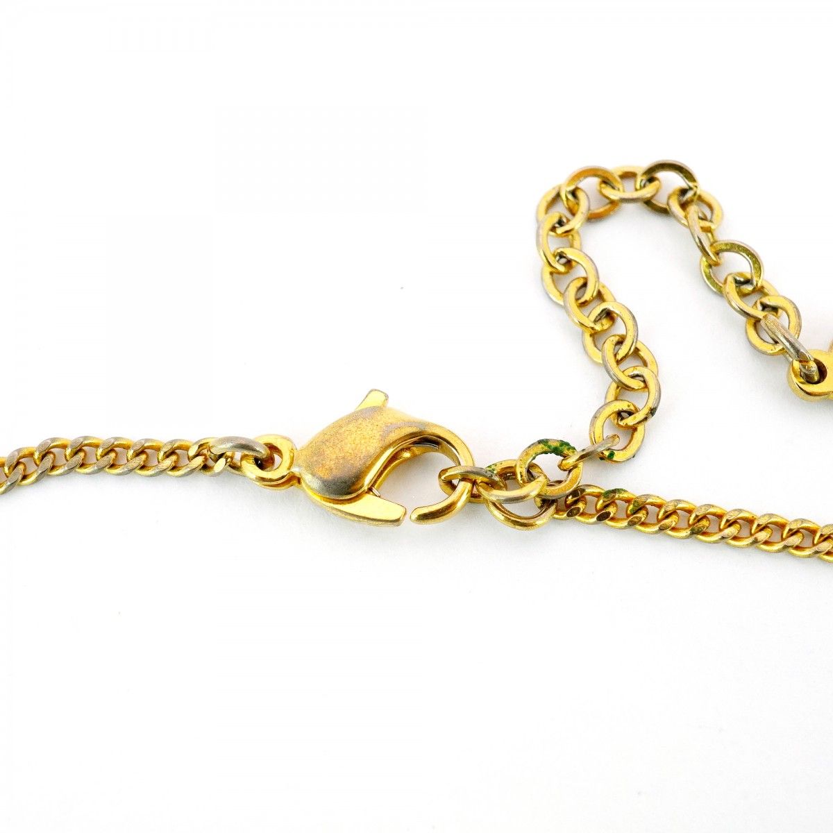 ☆SALE【5jmb0663】クリスチャンディオール ネックレス ディオールロゴ  