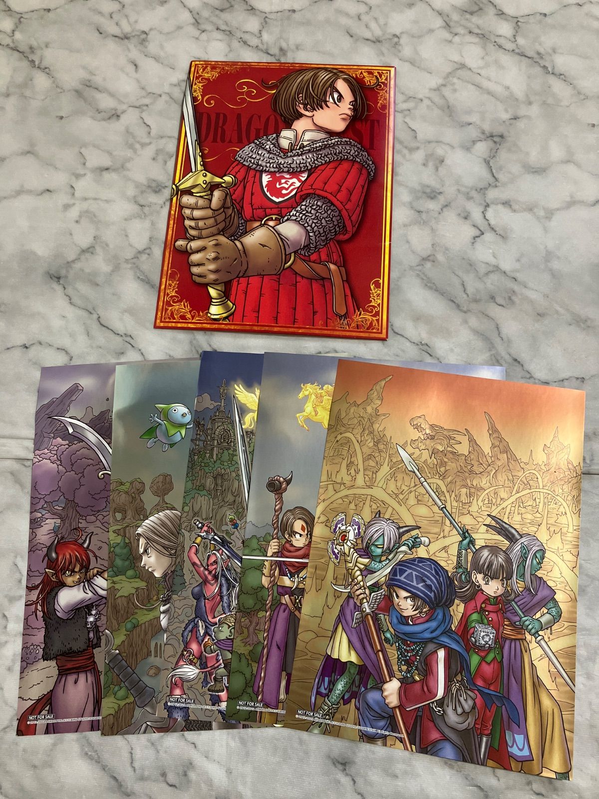ドラゴンクエストX メタリックポスター Xth ANNIVERSARY BOOK