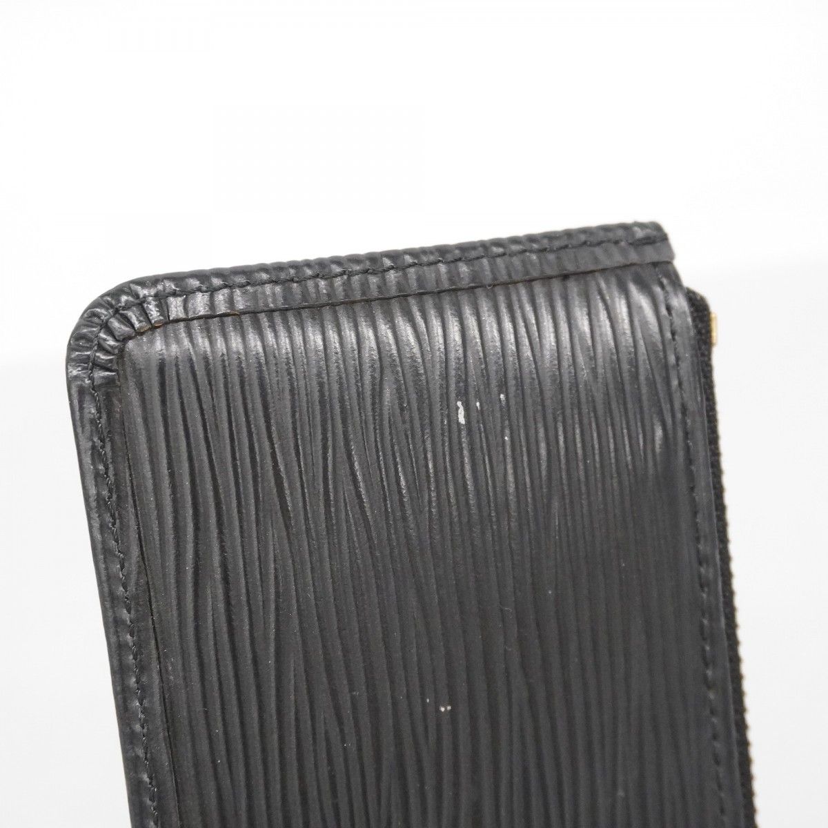 【美品】LOUIS VUITTON エピ ポシェットクレ ブラック M63802 ルイヴィトン コインケース ポシェット・クレ エピ ノワール M63802