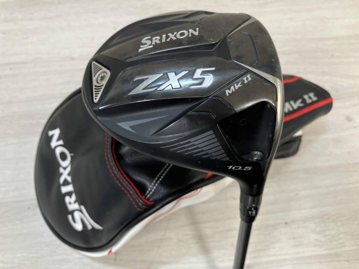 ヘッドカバー付き DUNLOP SRIXON ZX5 MKⅡ ドライバー 10.5° Diamana ZX-Ⅱ 50フレックスS
