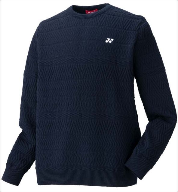 種類8：ネイビーブルー(019)/L ヨネックス クルーネック セーター