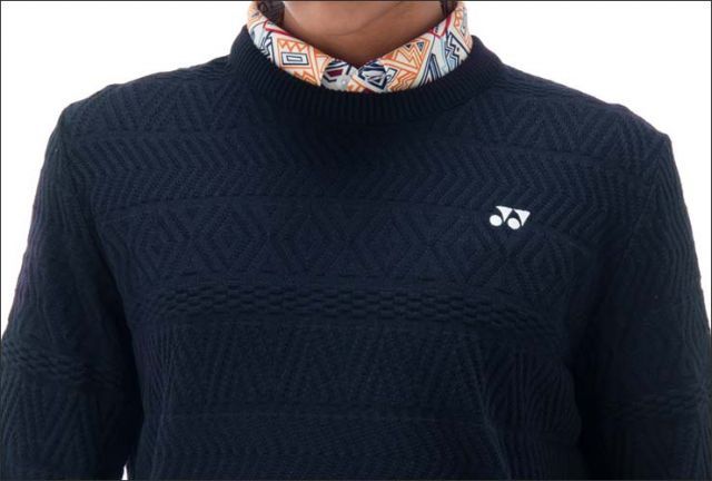 種類8：ネイビーブルー(019)/L ヨネックス クルーネック セーター