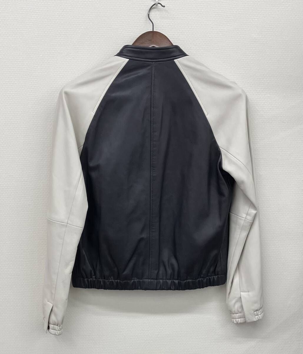 COACH コーチ F85583 シングルライダース バイカラー レザー