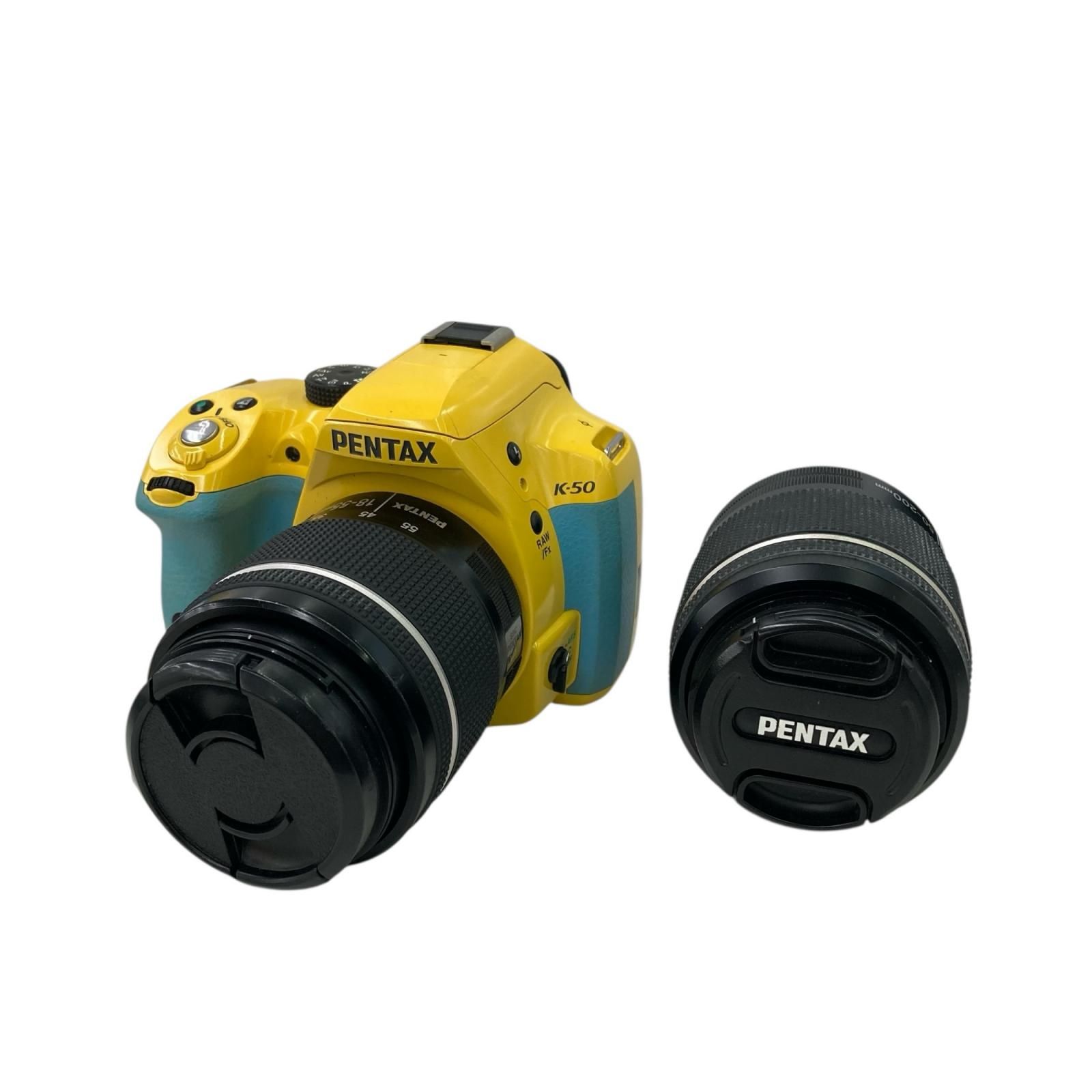 186000 PENTAX ペンタックス K-50 レンズ18-55mm 50-200mm デジタル 