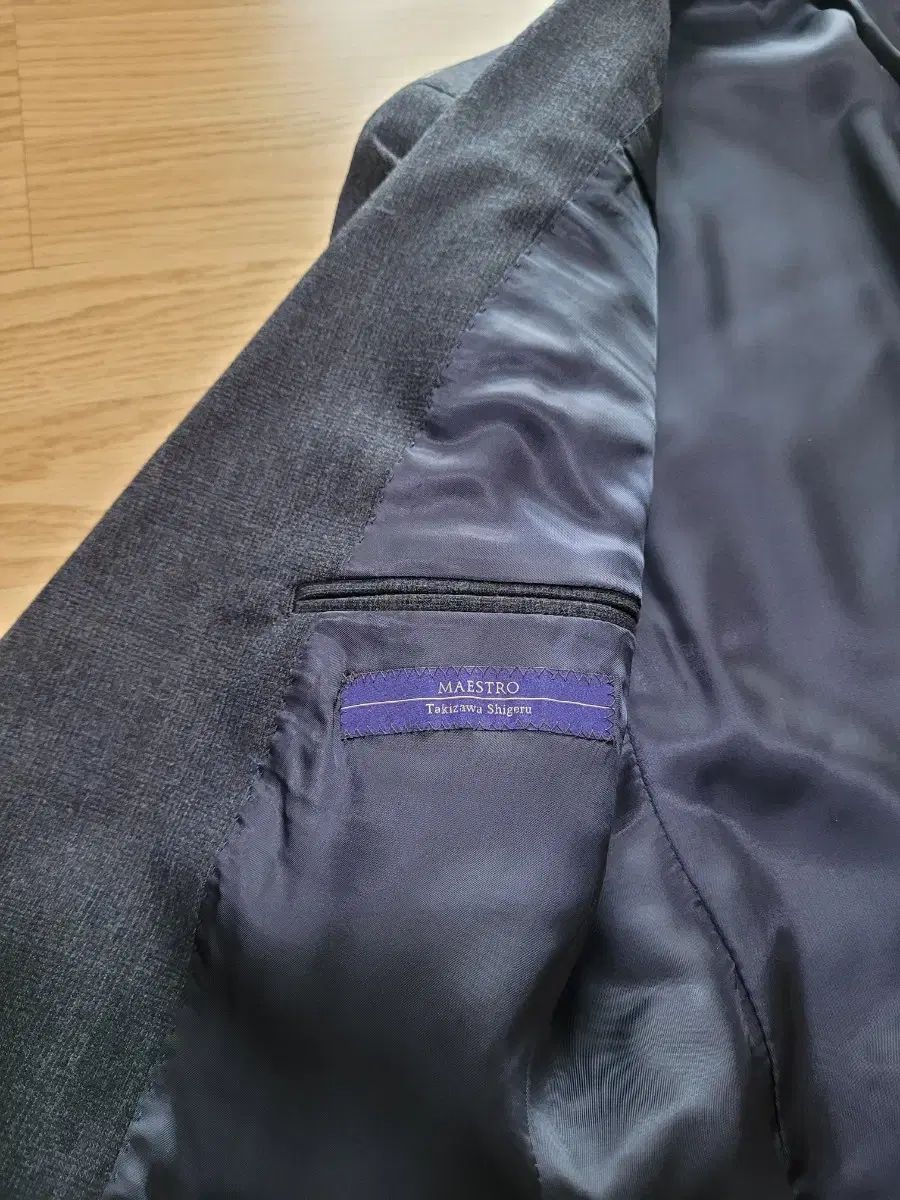 マエストロ 武藤茂 コメント グレンチェック スーツ イタリア 輸入生地