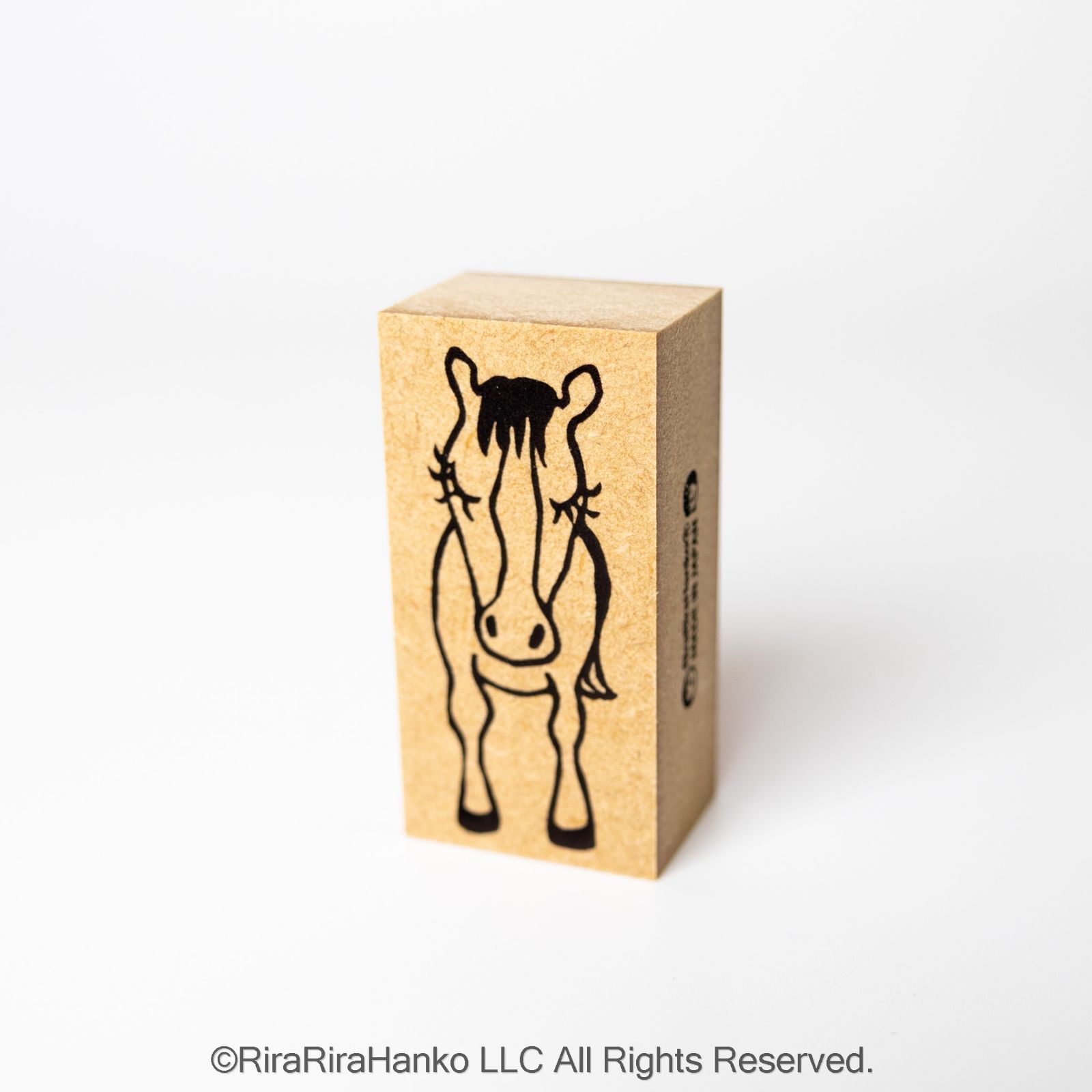 【21】ラバースタンプ  馬蹄からこんにちは～ 21】ラバースタンプ 馬蹄からこんにちは～