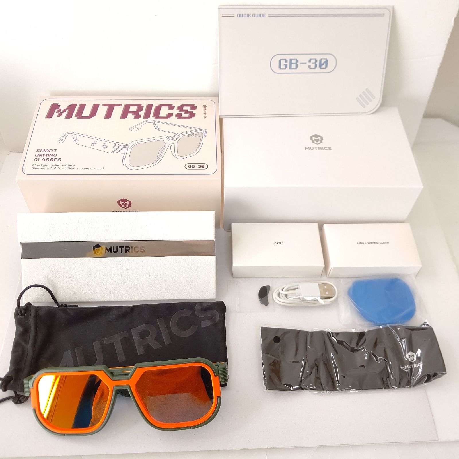 未使用　ミュートリクス GB-30 スマートゲーミンググラス　多機能　グリーン 未使用 ミュートリクス GB-30 スマートゲーミンググラス 多機能 グリーン