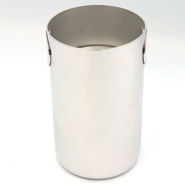 クリストフル CHRISTOFLE ワインクーラー ステンレススチール製 箱 容量13.2cm アイスパック ww 5000002800900025