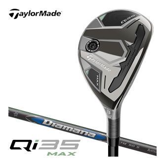 テーラーメイド Qi35 MAX レスキュー 三菱 Diamana Blue TM60 シャフト
