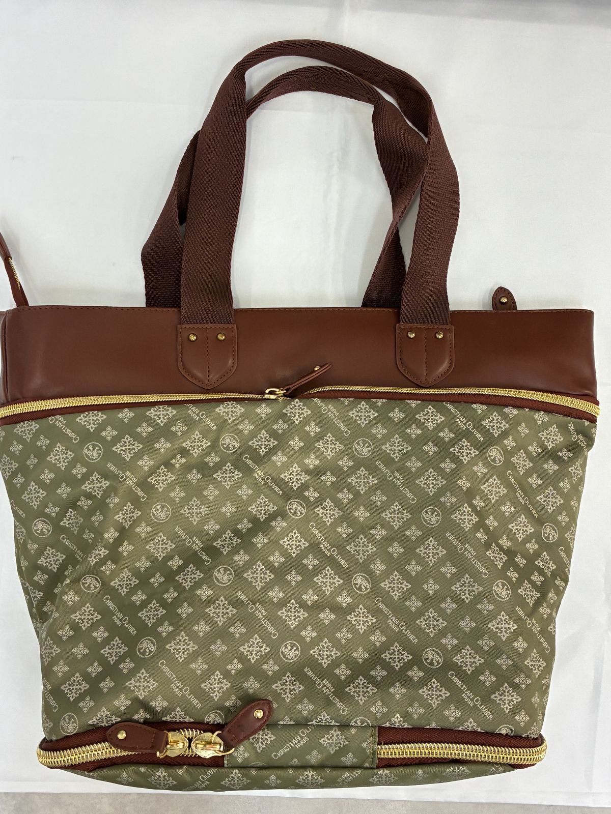 N【中古品】CHRISTIAN OLIVIER クリスチャン オリビエ トートバッグ