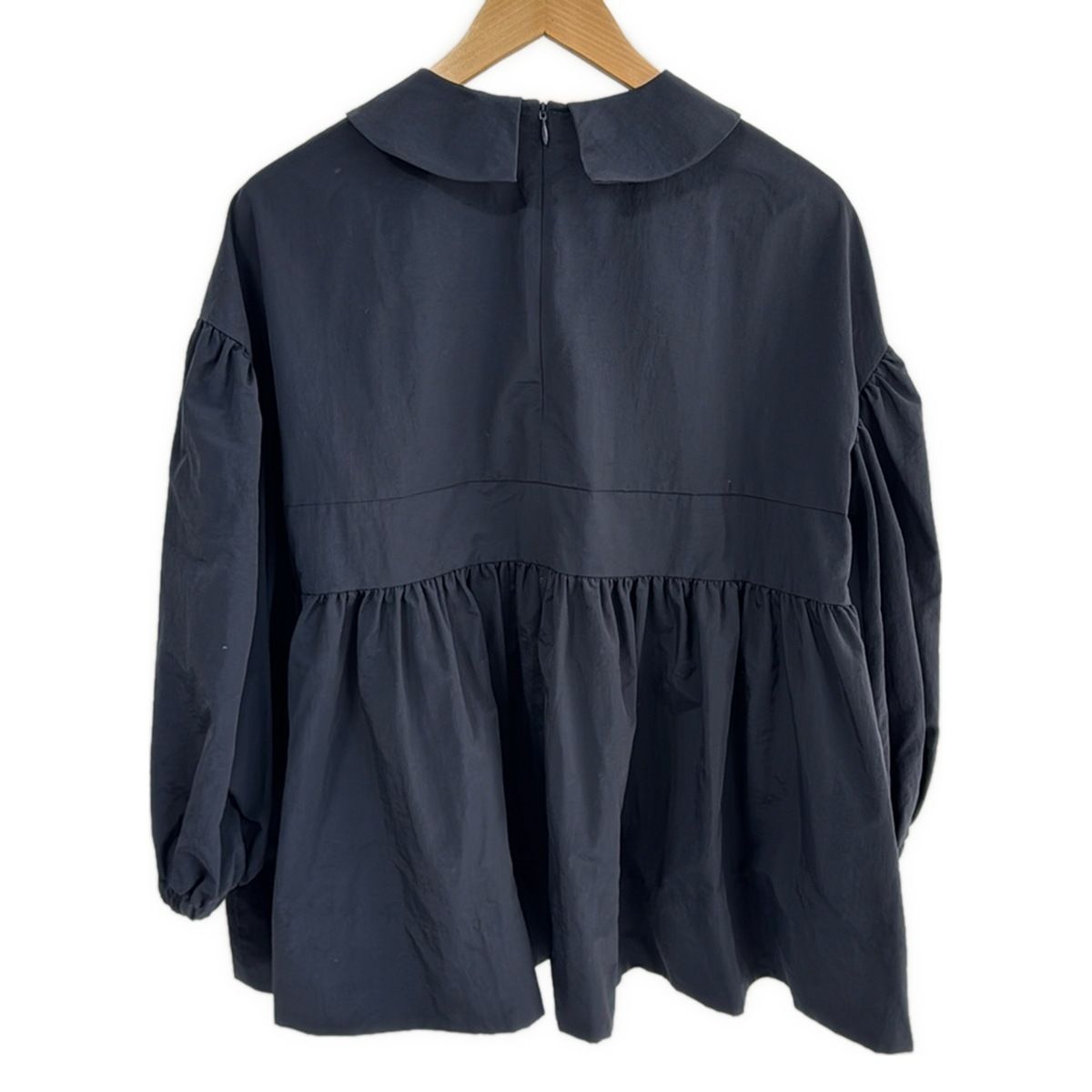 yori ヨリ 長袖カットソー サイズF レディース - ダークネイビー クルーネック