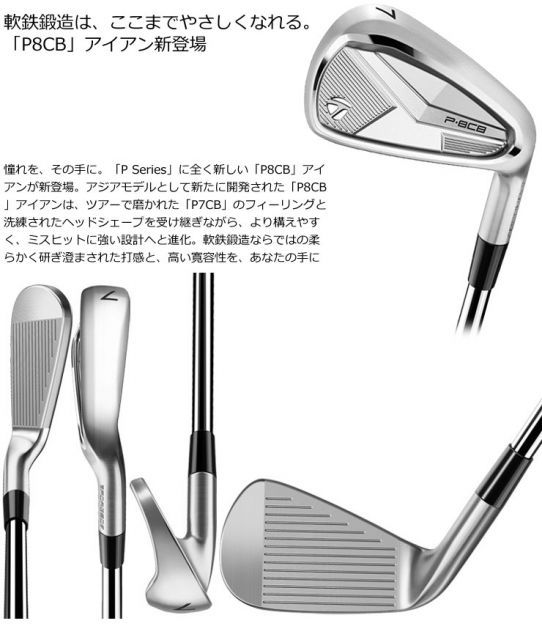 テーラーメイド P8CB アイアン N.S.PRO 950GH neo シャフト 単品[＃5