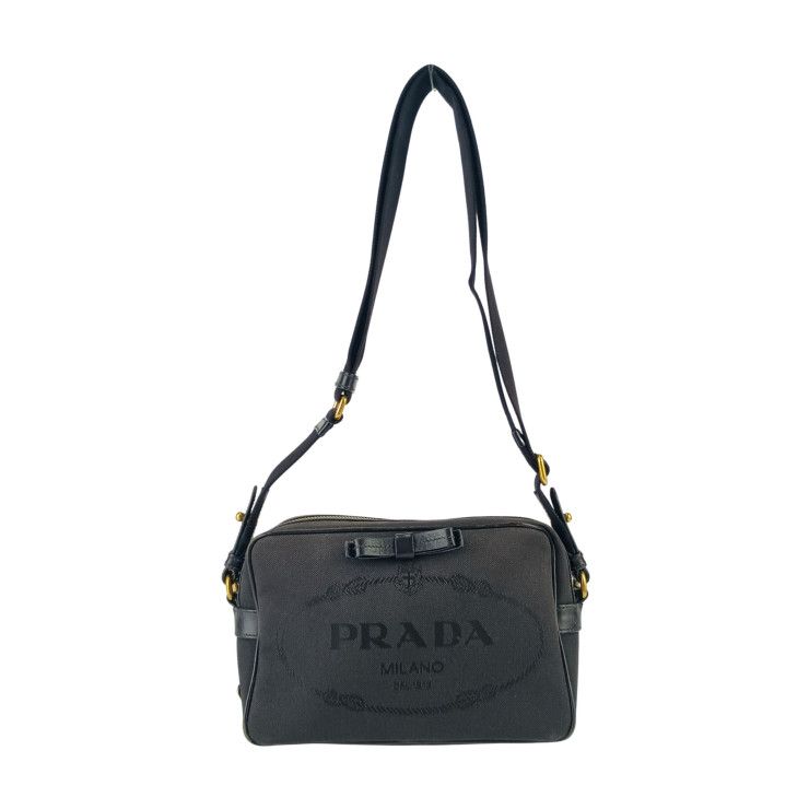 PRADA プラダ クロスボディバッグ ロゴ ジャガード ショルダーバッグ