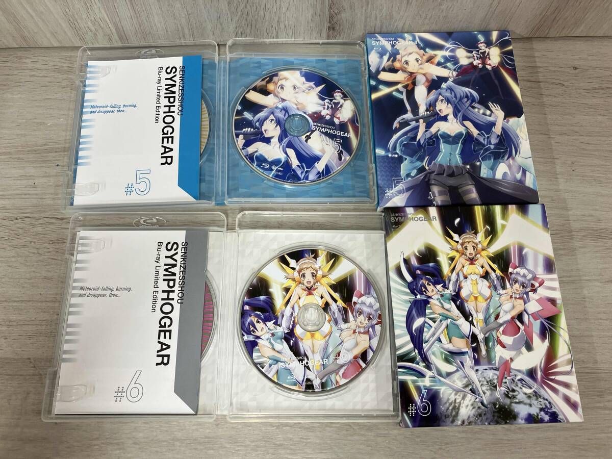 全6巻セット]戦姫絶唱シンフォギア 1~6(初回限定版)(Blu-ray Disc