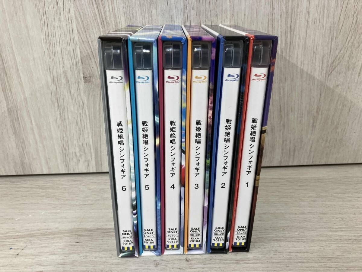 全6巻セット]戦姫絶唱シンフォギア 1~6(初回限定版)(Blu-ray Disc