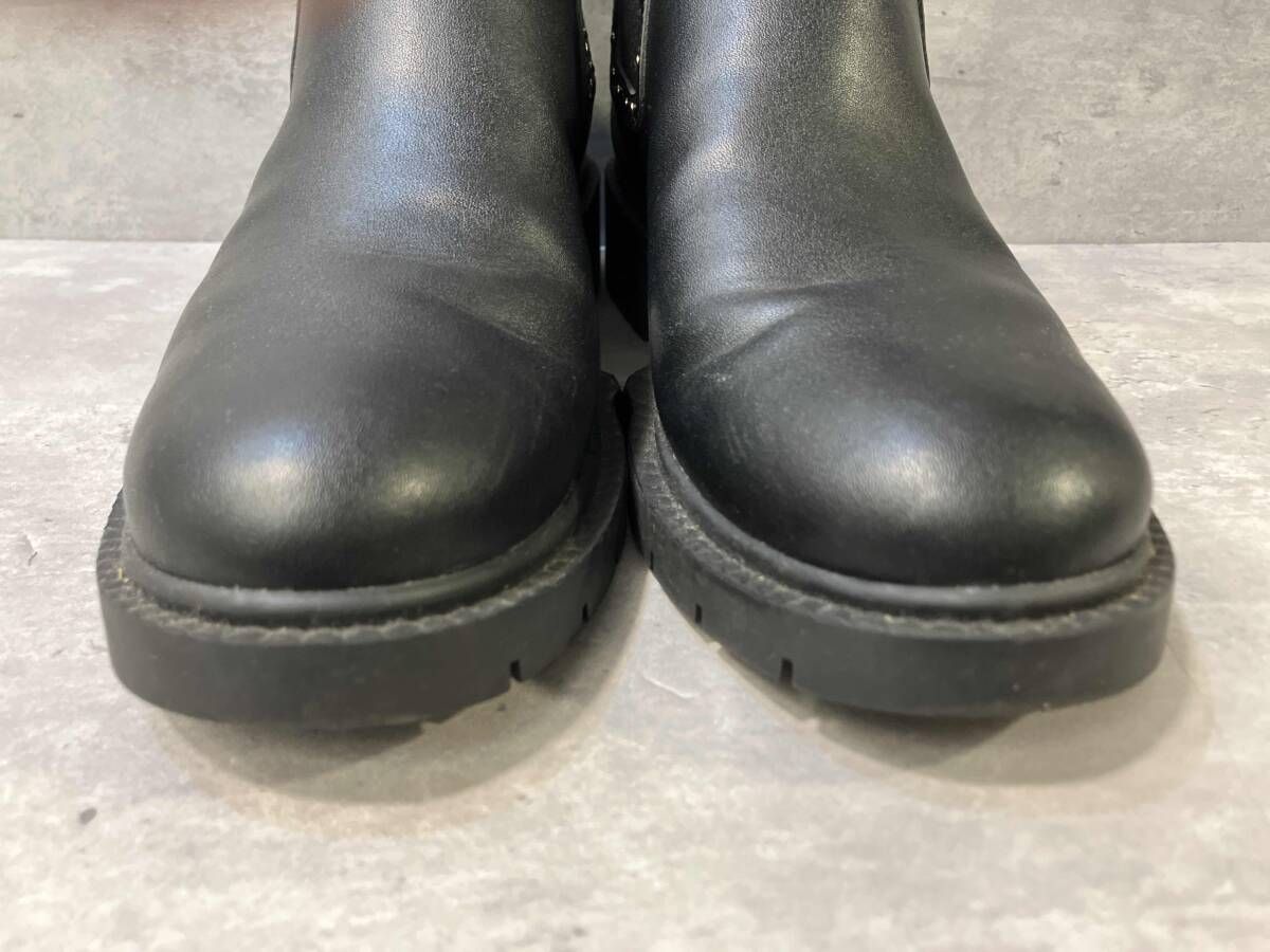  COACH C 5773 side Gore boots サイドゴアブーツ EU 38.5 ブラック 状態B コーチ その他 小物