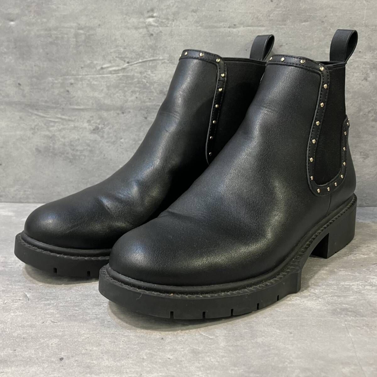 COACH C5773 side Gore boots サイドゴアブーツ EU38.5 ブラック 状態B コーチ