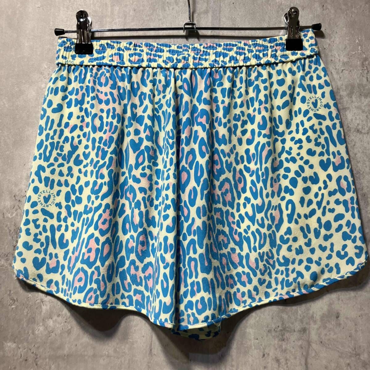 STELLA McCARTNEY all over pattern short pants 総柄ショートパンツ イエロー ピンク ブルー サイズ38 ステラマッカートニー