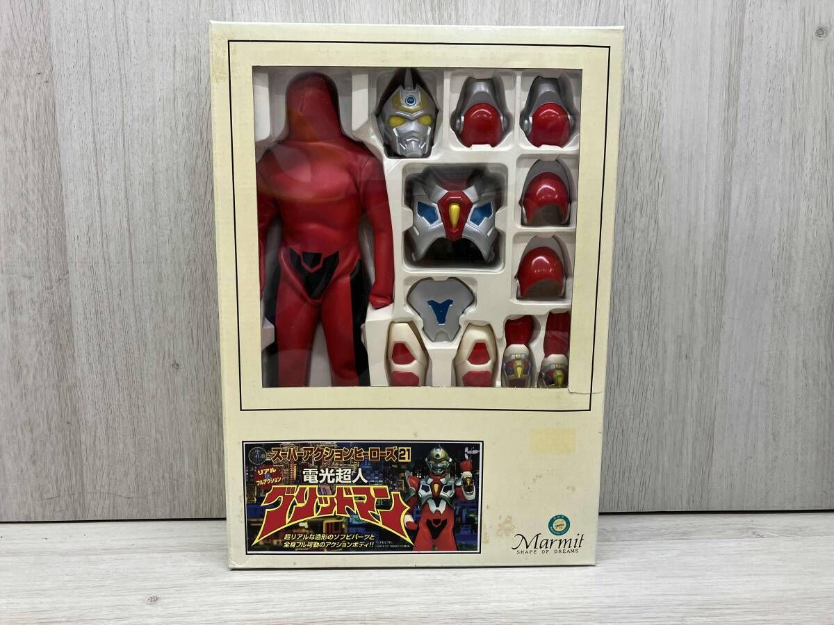 スーパーアクションヒーローズ21 電光超人グリッドマン マーミット 現状品